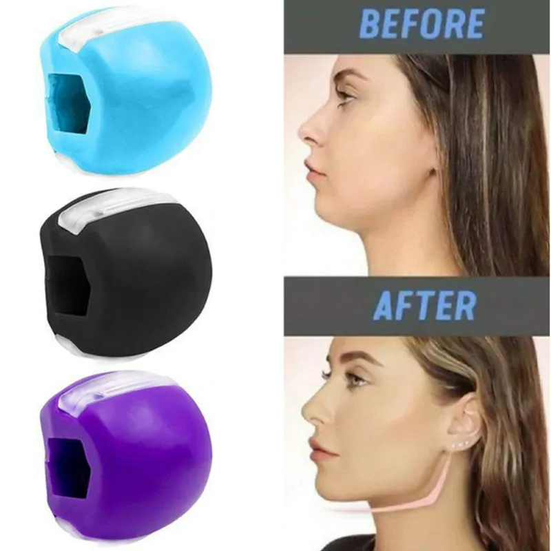 

Fitness Ball Face Masseter Men Facial Pop N Go Mouth Jawline Jaw Muscle Exerciser Chew Ball Chew Bite Breaker Training Face Lift