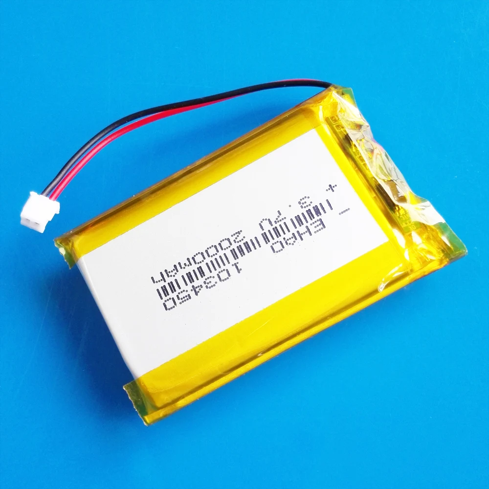 5 Chiếc EHAO 103450 3.7V 2000MAh Lipo Polymer Lithium Pin Sạc + Jst 1.5Mm 2pin Phích Cắm MP3 Thiết Bị Dẫn Đường GPS DVD