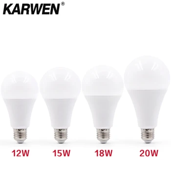 3W 6W 9W 12W 15W 18W 20W Led-lampe Lampen E27 E14 Glühbirne 220V-240V Smart IC Hohe Helligkeit Lampada LED Bombillas