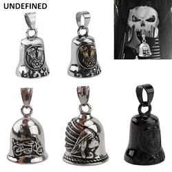 Motorcycle accessories Stainless Steel  Biker Guard Bells Wing /Skull /Engine India Universal For Harley Softai Bobber Chopper