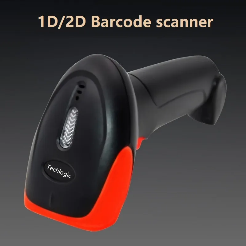 Techlogic-USB Wired Bar Code Reader, Barcode Scanner, CCD Image, QR, PDF417 Data Matrix, Data Collecter, 1D, 2D