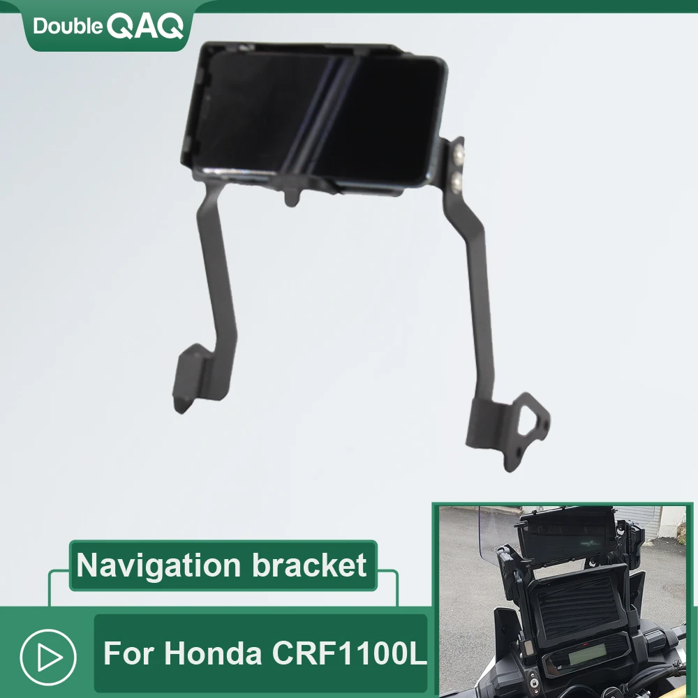 Motorcycle Accessories For Honda CRF1100L CRF 1100L Front Phone Stand Holder Smartphone Phone GPS Navigaton Plate Bracket