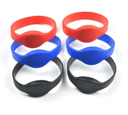 1Pc/Lot 125Khz T5577 EM4305 Rewritable RFID Bracelet Silicone Wristband Watch Copy Clone Card