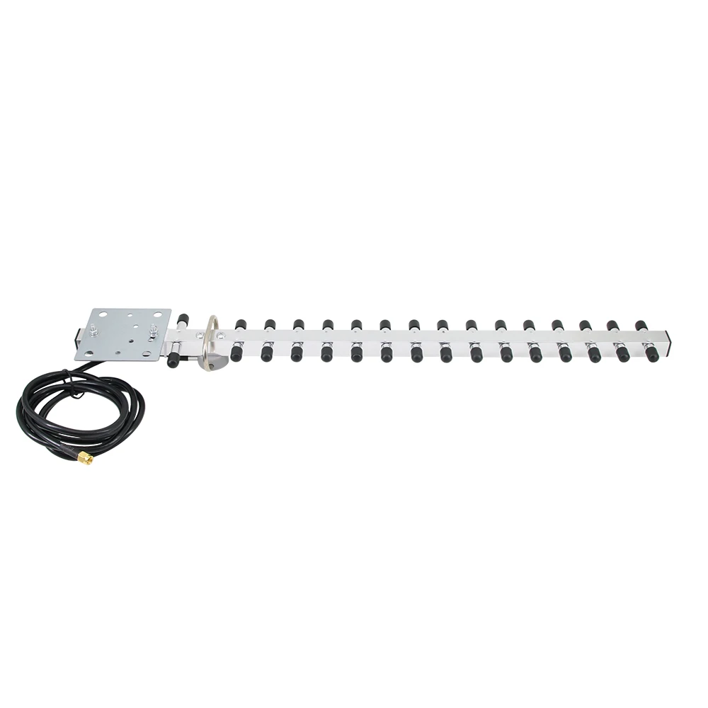 25dbi 2.4GHz WiFi Antenna Yagi Directional Lightweight Alloy RP-SMA WIFI Outdoor Antenna