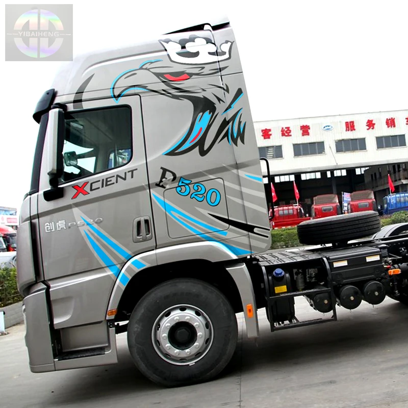 

Large truck car stickers FOR Hyundai XCIENT body appearance dedicated personalized custom fashion dedicated decals