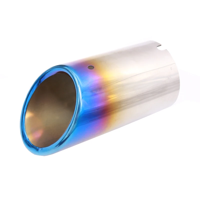 1 Pair Car Rear Exhaust Tail Pipe Muffler Throat For Volkswagen VW golf 5 6 7 Jetta 6 Scirocco Sagitar Passat B6 B7 B8 1.4T TSI
