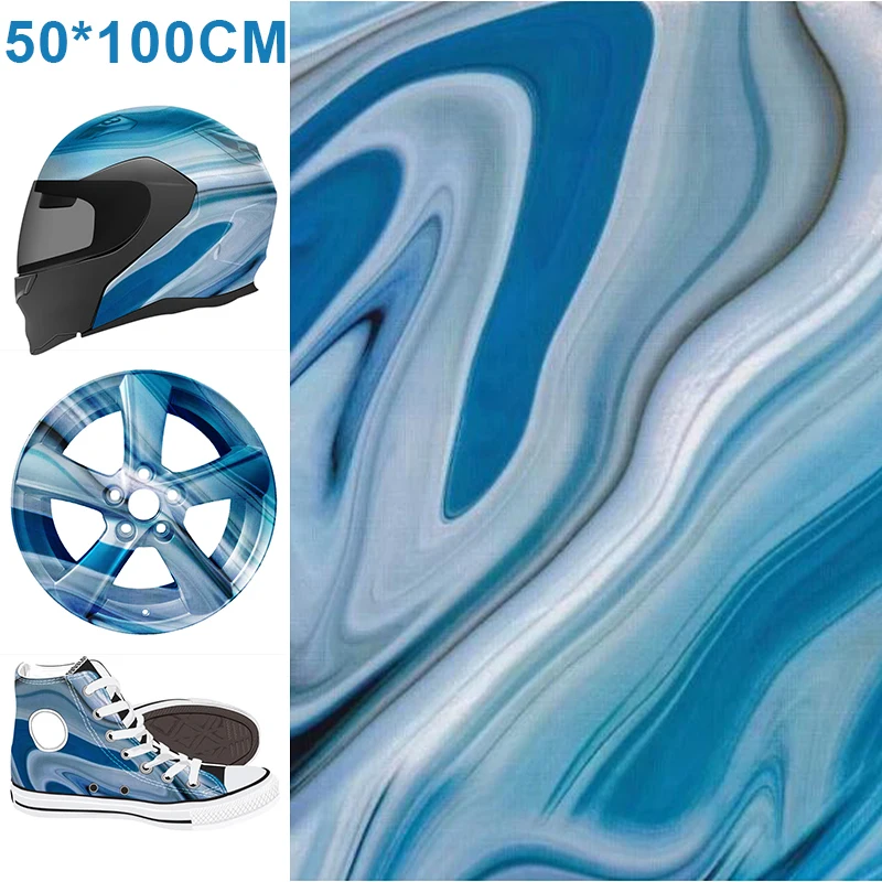 DIY PVA Hydrographic Film Water Transfer Printing Film Hydro Trim 50 * 100cm