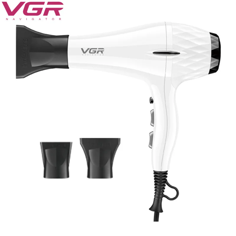 VGR 413 Hair Dryer Professional Personal Care Detachable Air Inlet Temperature Control 2200W High Power Salons Household V413