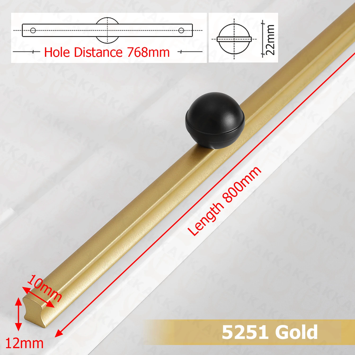 KAK Schwarz Lange Möbel Griff 1000mm Gold Küche Schrank Griffe Schrank Tür Zieht Aluminium Legierung Schublade Knöpfe Hardware