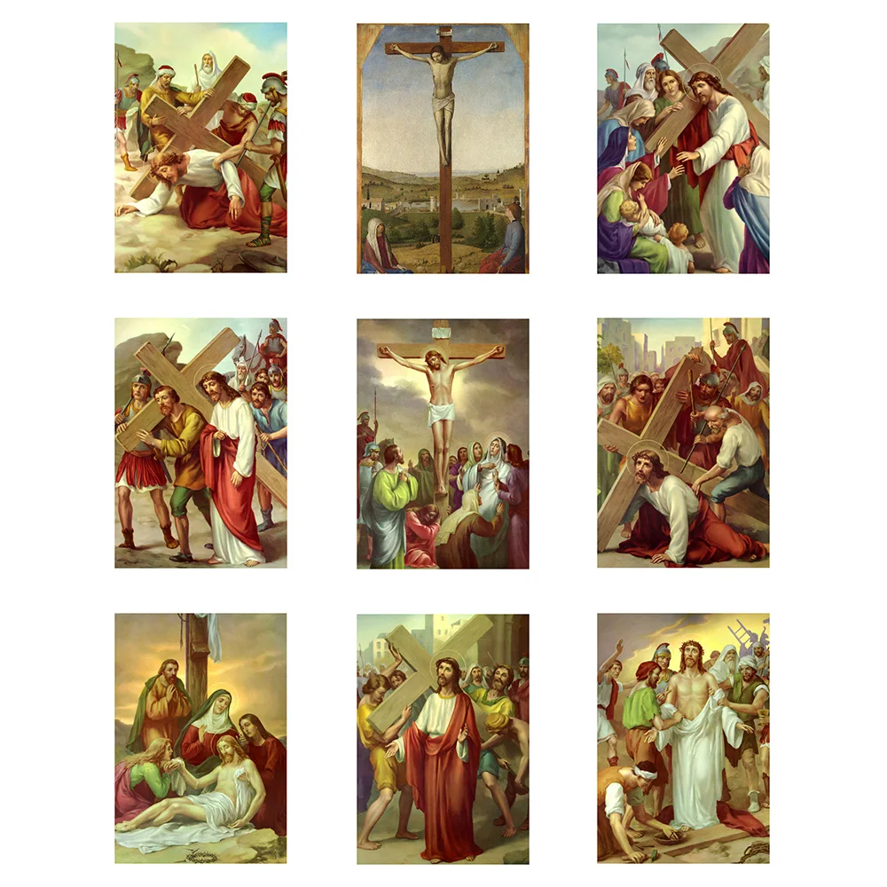 5D DIY TReligion Jesus Crucifixion Picture Diamond Painting Diamond Mosaic Cross Stitch Full Brick Embroidery  Home Decoration