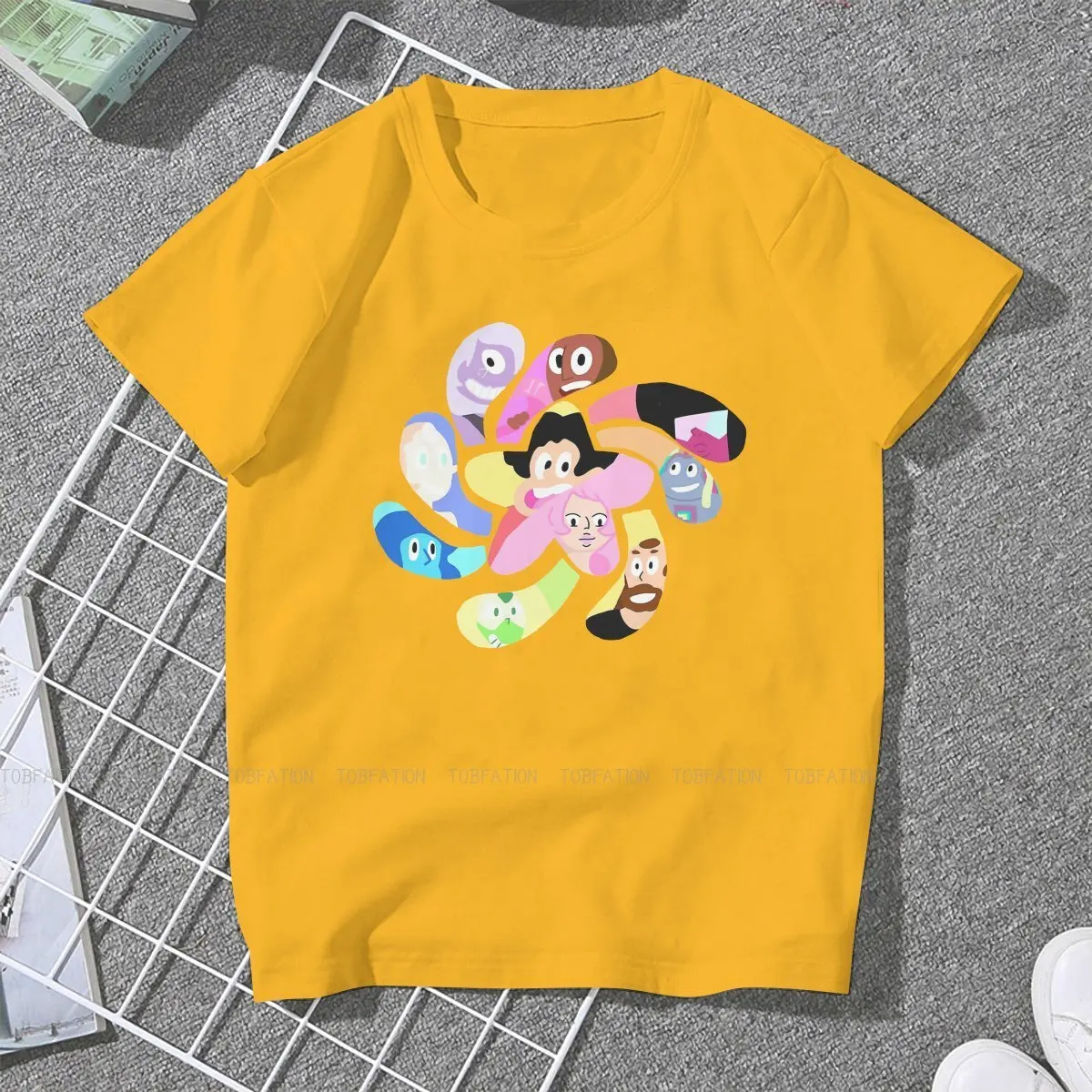 Zentangle Lightweight Casual TShirt Steven Universe Animation Science Fiction Printing Tops 4XL 5XL  Leisure T Shirt Girl