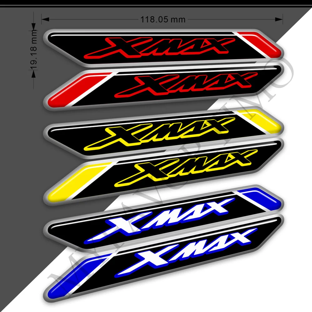 Motorcycle Stickers For Yamaha X-MAX XMAX X MAX 125 250 300 400 3D Mark Decals Emblem Badge Logo