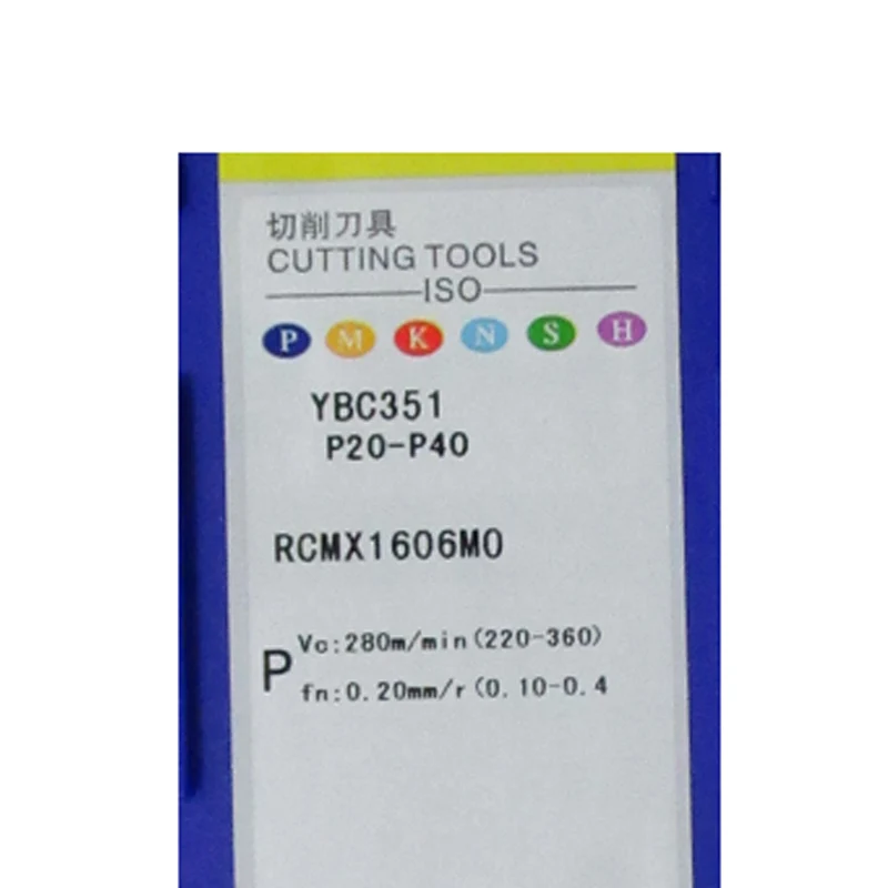 RCMX di Alta-Qualità Inserti RCMX08 RCMX10 RCMX12 RCMX16 0803MO 1003MO 1204MO 1606MO YBC151 YBC251 YBC252 YBC351 CNC Per Acciaio Inox