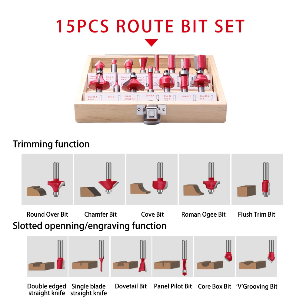 1500W Electric Hand Trimmer Router Edge Wood Laminate 30000RPM 1/4inch 6.35mm Palm Router Joiners Tool Woodworking