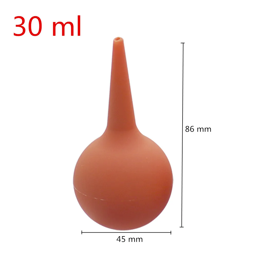 30/60/90ml Laboratory Ear Bulb Dropper Suction Ear Wax Washing Cleaning Squeeze Bulb Dust Removal Air Blower Pump