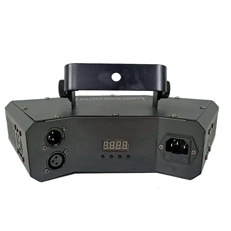 4 Lens Laserlicht Rgb Full Color Beam Projector Dmx Control Dj Disco Party Scanner Laserverlichting Patronen Effect Podiumverlichting