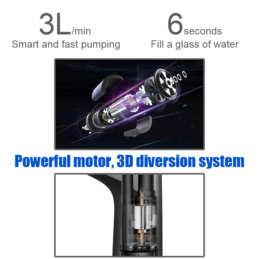 Electric Water Pump Touch Control USB Charging Portable Button Dispenser Gallon Bottle Drinking Switch Automatic Water Dispenser