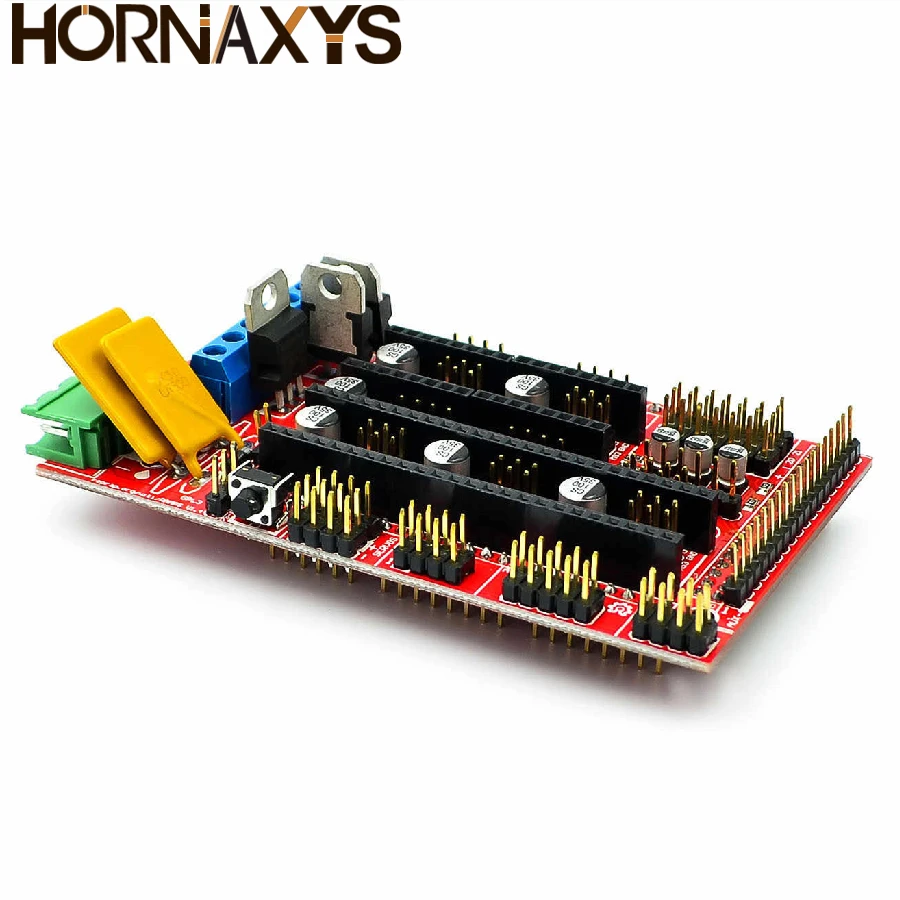 Ramps 1.4 1.5 1.6 히트 싱크가있는 확장 제어판 업그레이드 된 램프 1 4/1 5/1 6 arduino 3D 프린터 보드 용