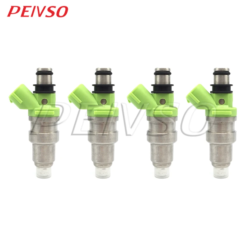 PEIVSO 4pcs 23250-74160 23209-74160 Fuel Injector For TOYOTA MR2 CARINA CELICA CORONA CALDINA 2.0L 3SGE General SW20 1989~1999