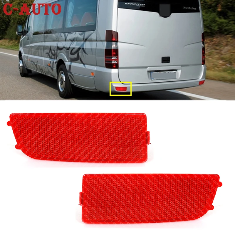Car Rear Bumper For Mercedes Benz Dodge Sprinter W906 2006 2007 2008 2009 2010 2011 2012 2013 2014 2015 2016 Reflector Light
