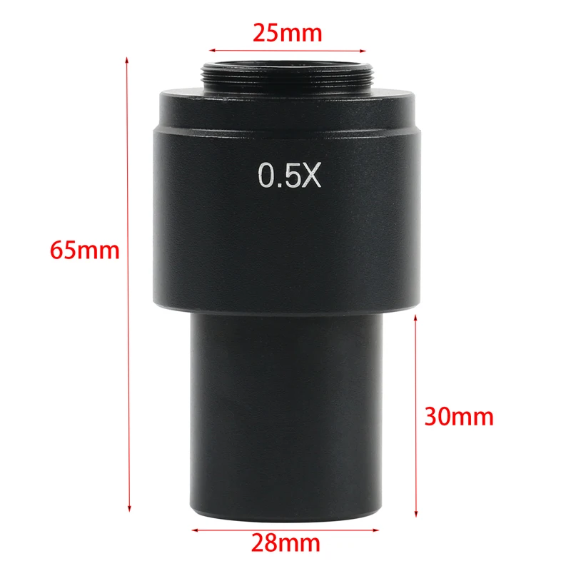 0.35X 0.5X 1X Industry Mono Lens Zoom C-mount Adapter Lens For 10A 0.7X~4.5X Industry Microscope Lens Camera Eyepiece Lens