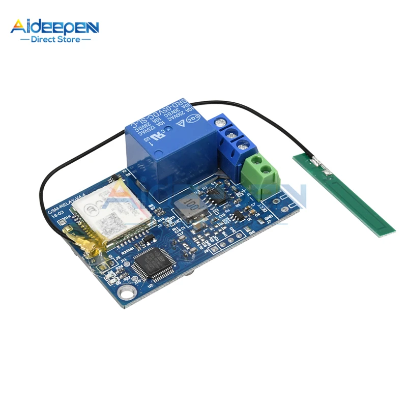 1 Channel GSM SIM800C Relay Module SIM800C STM32F103CBT6 Antenna 2G Network For Arduino Smart Home SMS GSM Remote Control Switch