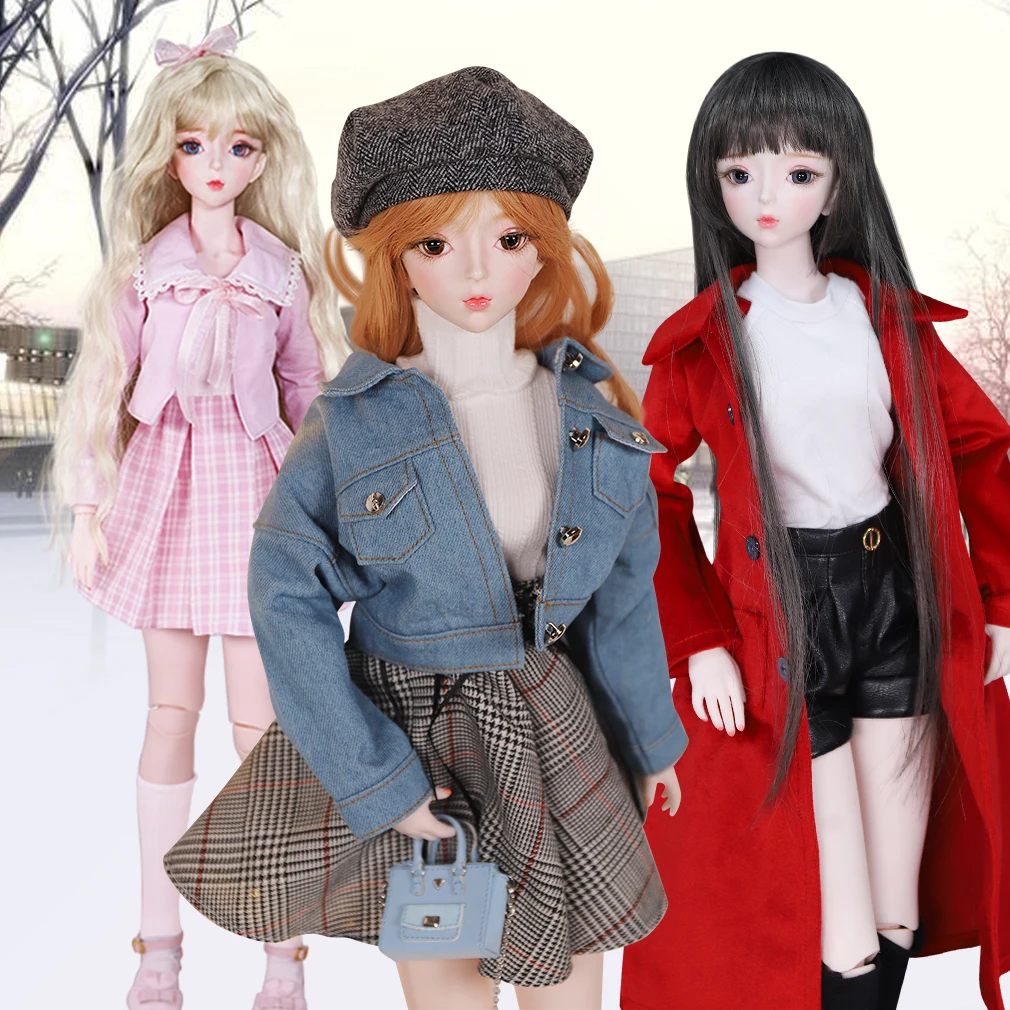 DBS Doll 1/3 BJD Dream Fairy Name by CITY BABY Mechanical Joint Body With Makeup 62cm Height Girls SD