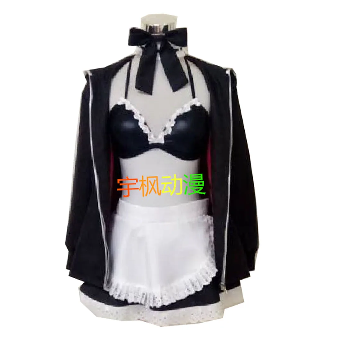 

Japanese Anime Fatestay night Saber Maid Swimsuit Costume Altria Pendragon Bikini Swimwear Uniform Pool Party Cosplay