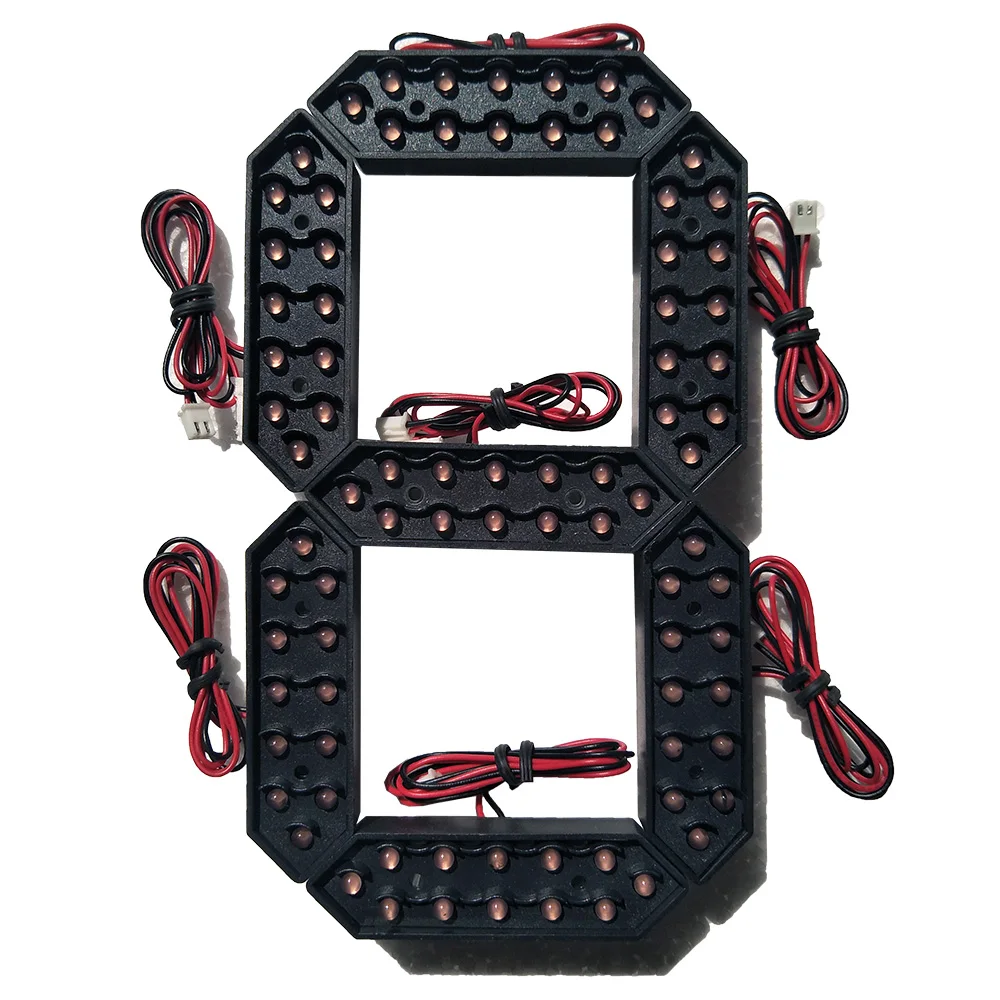 8 Inch 7-Segment Led Nummer Module, Rood, Geel, Groen, Wit 4 Kleur Optioneel, led Digitale Module, Olie & Gas Prijs Screen