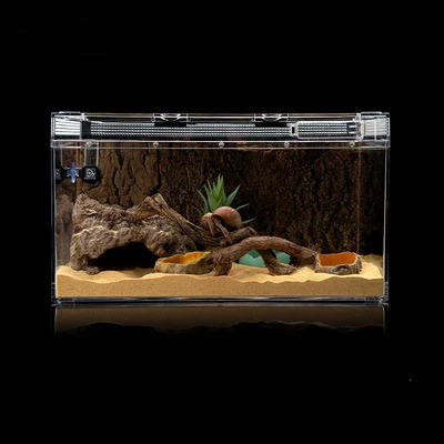 

Tortoise Terrace Climbing Pet Rock Dodging Hole Terrarium Dodging House Pet Reptile Lizard Landscaping Reptile Accessories