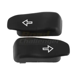 Motorcycle Turn Signal Extension Caps Switch Button Extended Cover Black For Harley Touring Road King Street Electra Glide 14-20
