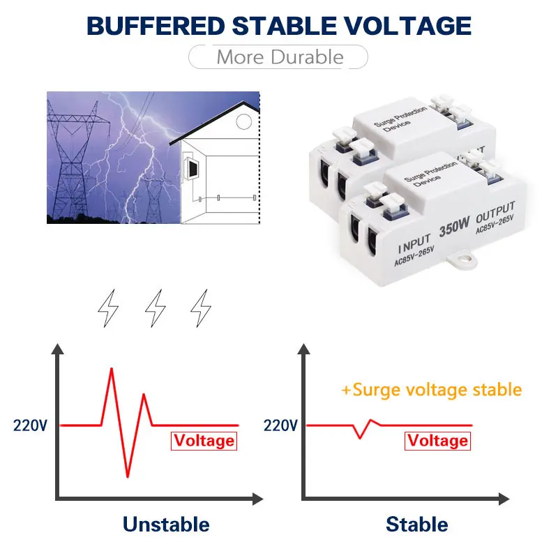 Elektromos Puffad Szűrőkészülék ledes Villanyégő buffered Nem romló feszültség 5000V Minden 350W Tereget Lá Élet bel lámpák majd appliances