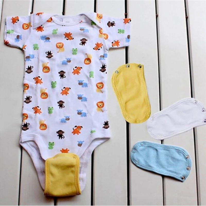 Romper Bayi Alas Pemanjang Popok Bayi Alas Ganti Romper Partner Jumpsuit Balita Lembut Extender Diperpanjang Perawatan Bayi 5 Buah