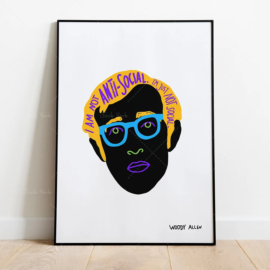 Yayoi Kusama Quote Print | Typography Art | Self Esteem Poster | Printable Art | Scandi Art Print | Quote Illustration | Printa