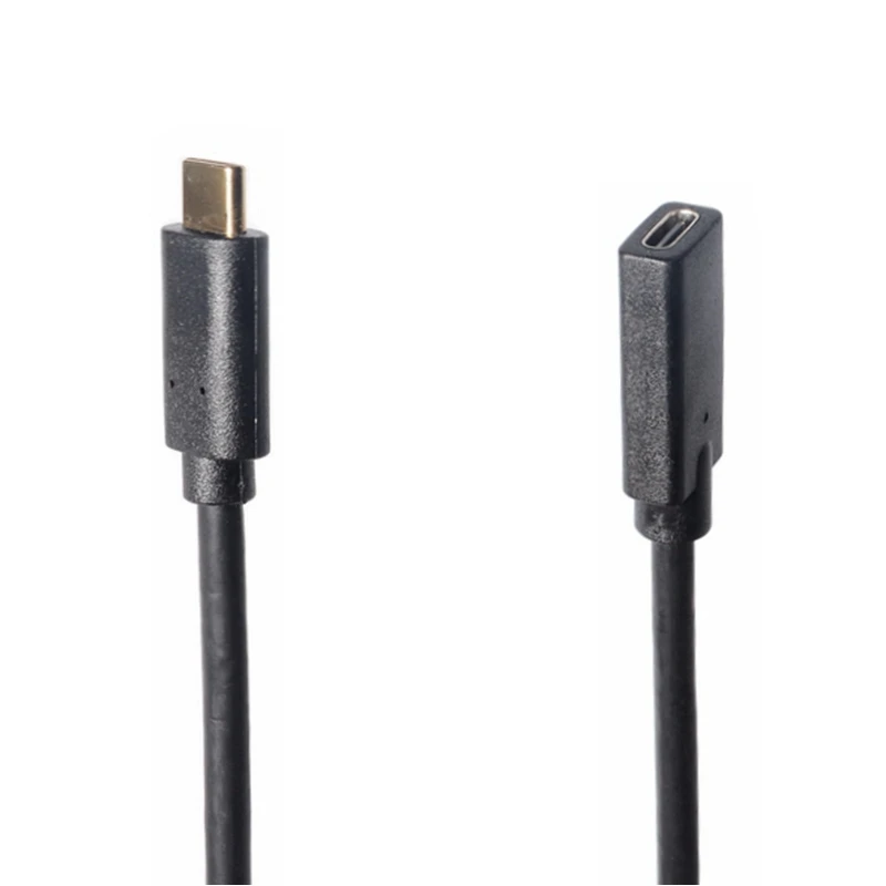 USB نوع C كابل إلى USB C كابل الذكور إلى الإناث سريع شحن شاحن كابل 30 سنتيمتر 60 سنتيمتر 1m 1.8m 1FT 2FT 3FT 6FT