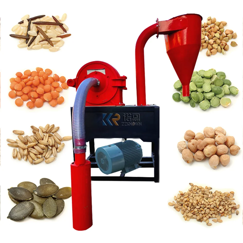 

Electric Animal Feed Grinder Self-priming Feed Mill Wheat Corn And Grain Milling Machine