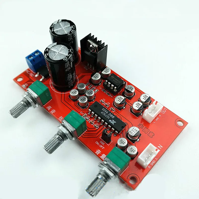 SOTAMIA XR1075 BBE Tone Preamp Amplifier Audio Board Home Theater Treble Bass Volume Tone Control NE5532 Preamplifier