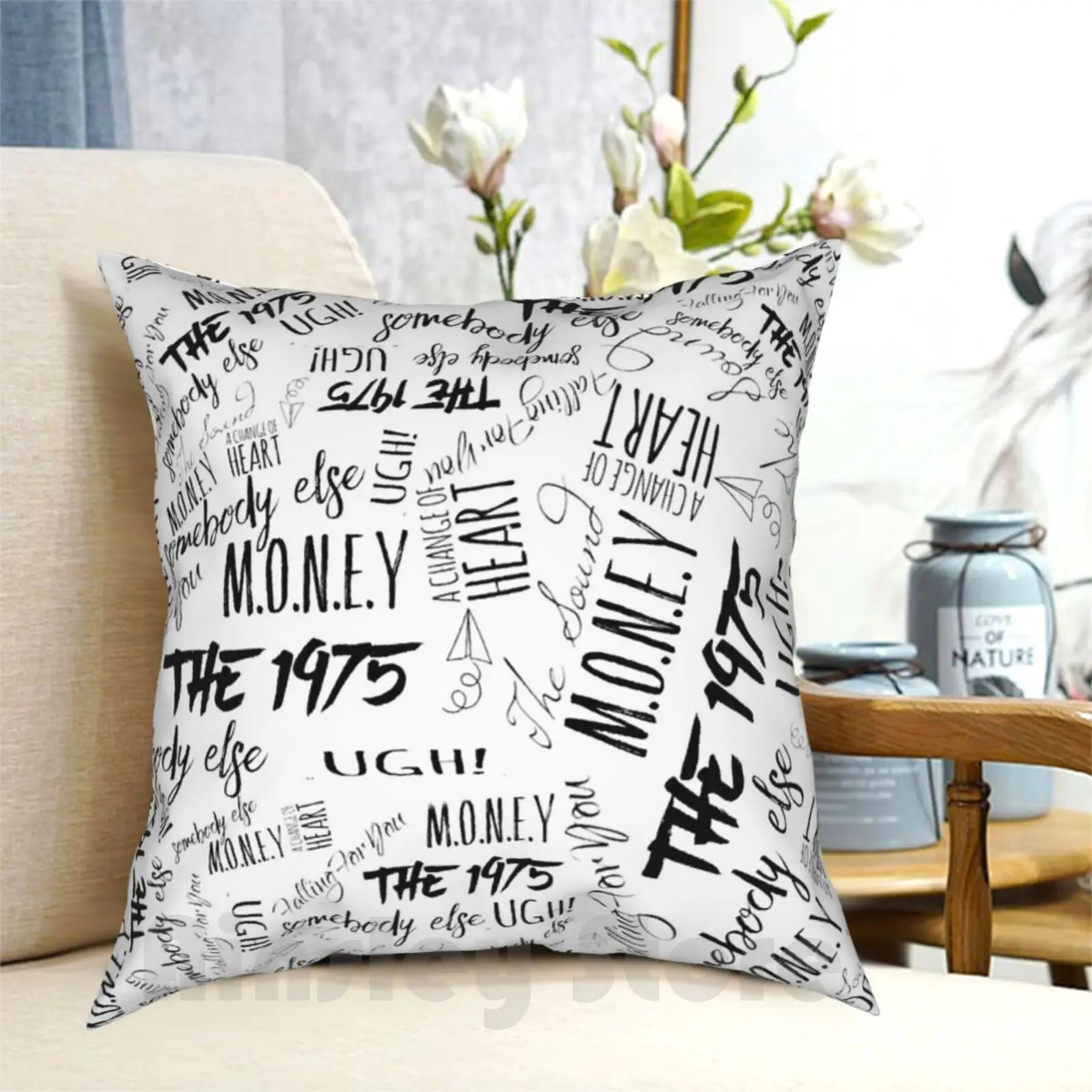 

1975 Pillow Case Printed Home Soft Throw Pillow Effscases Band Musician Music
