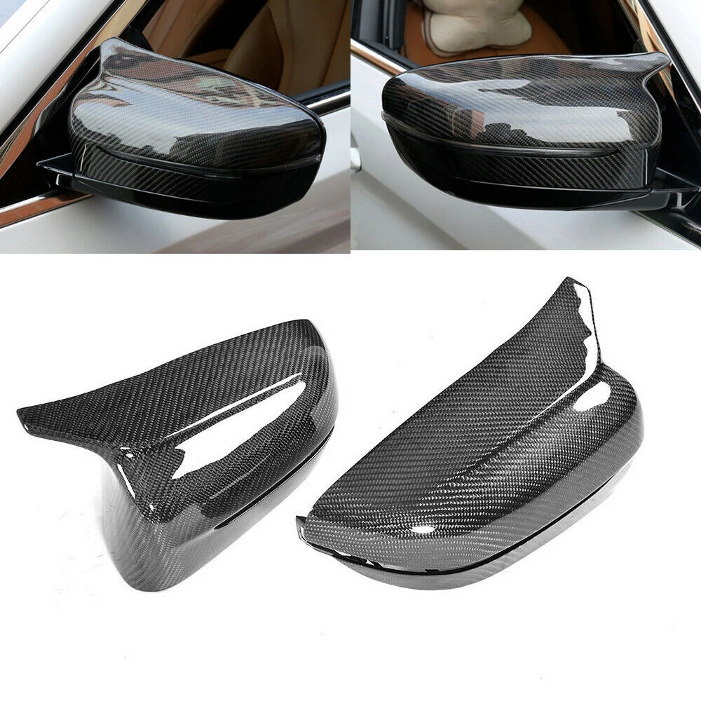 

For BMW G30 G38 G11 G12 17+ Carbon Fiber Side Wing Rearview Mirror Cover Caps