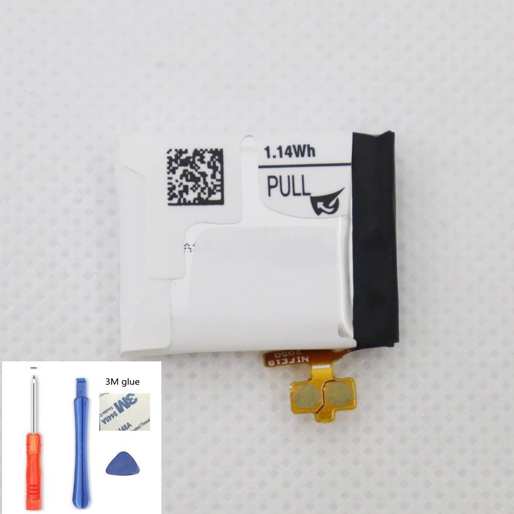 ISUNOO 300mAh/1.14Wh SM-R382 Replacement Battery For Samsung Gear Live R382 Gear 2 EB-BR382FBE Watch Li-Polymer Inbuilt bateria