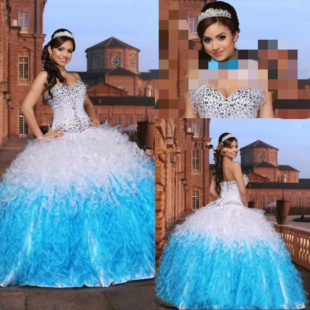 Charming Sweetheart Sweet 16 Quinceanera Dresses 2020 vestidos de novia Crystal Beaded Prom Gowns Vestidos De 15 Anos Custom