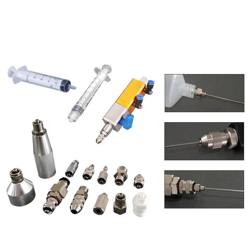 10pcs Precision dispensing needle Total length 160mm stainless steel dispensing tip metal nozzle