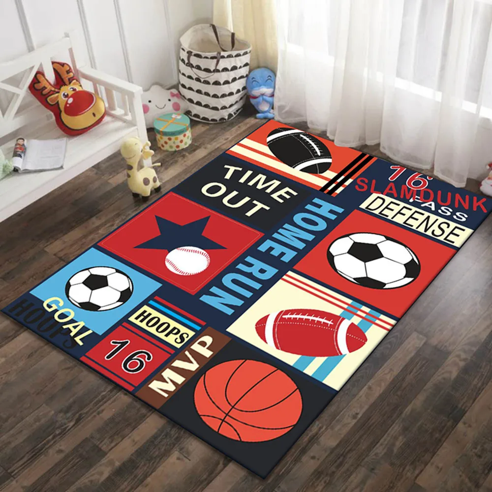 

Ins Cartoon Kids Bedroom Play Area Rugs Baby Home Crawling Floor Mats Cute Toddler Toys Props Carpets Children Room Decor Carpet