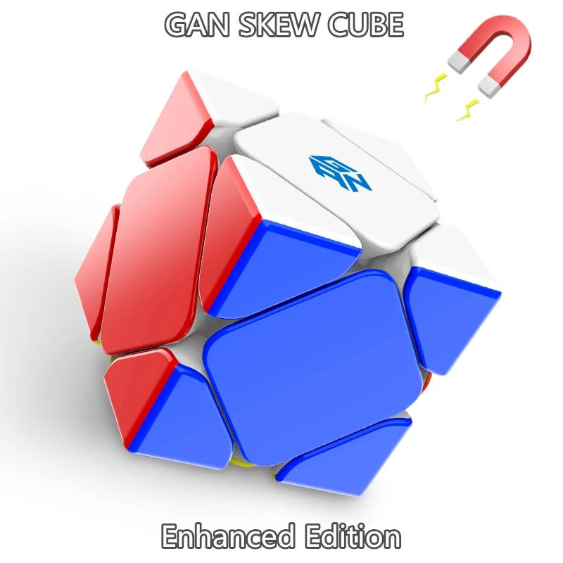 GAN  Magnetic cube GAN Skew cube Gan Magnetische Kubus Gan Skew Kubus Gan Cubes 3X3X3 Magic Cube Profissional Concurrentie Speed Cube Puzzels kubus Educatief Speelgoed