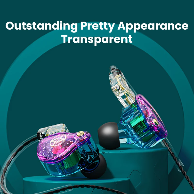 X2 Pro 3.5Mm Có Thể Tháo Rời Với Tai Nghe Có Dây Kép Năng Động HiFi Tai Nghe Loại Bỏ Tiếng Ồn Máy Tai Nghe Bass Nhạc Stereo Tai Nghe Nhét Tai