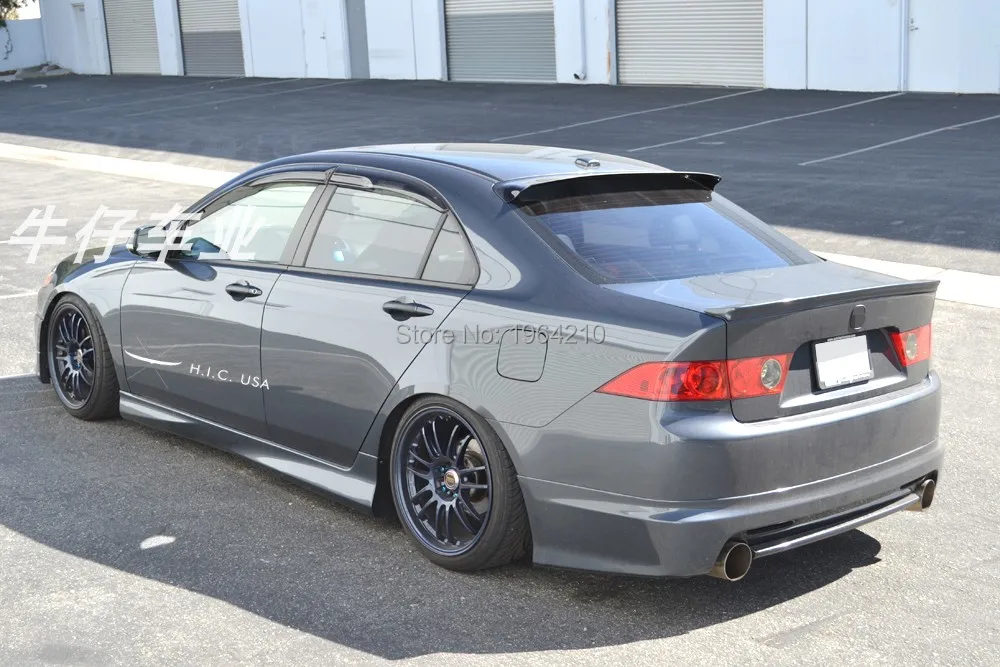 Car Styling For Honda Accord CL7 CL9  4dr 2004-2008 ABS Plastic Material  Rear Roof Spoiler Sun Visor Window Spoiler Wing