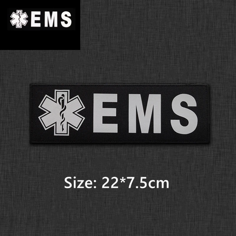 Parche EMS reflectante primeros auxilios – Insignia táctica - imagen 5