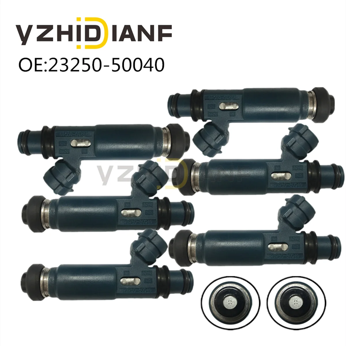 6X 2325050040 23250 50040 New Fuel Injectors nozzle 23250-50040 for 1998-2005 Lexus- Toyota- 4.7L V8