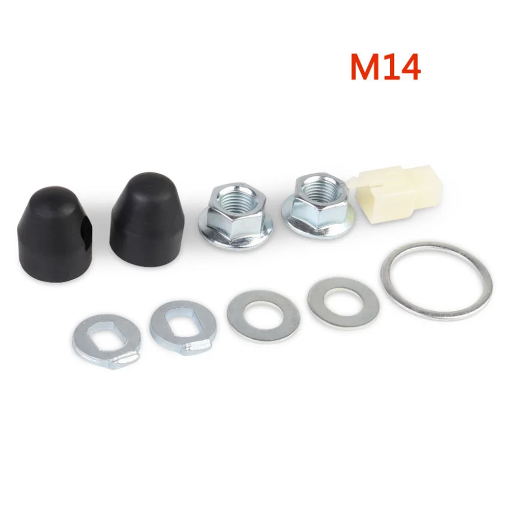 EBIKES E-bike Hub Motor Axle M12/M14 Lock Nut /lock Washer /spacer /nut Cover For 500W-5000W Motors With 12/14mm Shaft