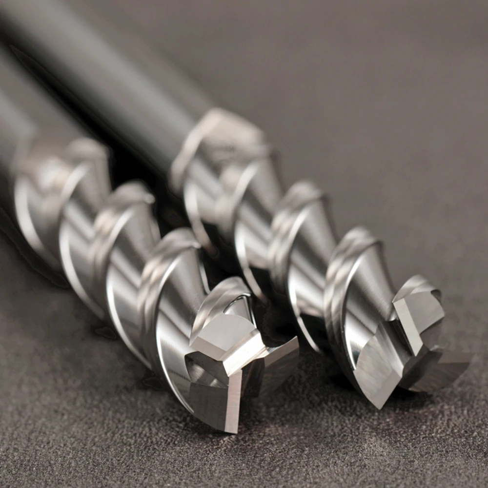 Phay Cnc Cắt Dụng Cụ Làm Rau Cau 3 Sáo Carbide Cấp Cối Xay Nhôm Đồng Gỗ Dụng Cụ Cắt Thép Vonfram Dao Phay